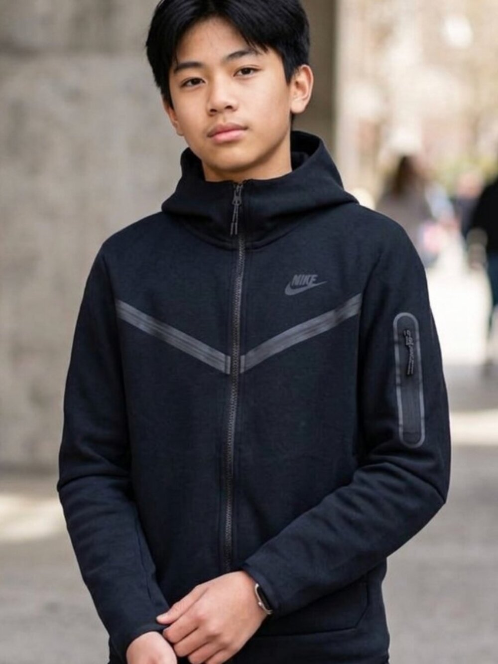 Nike Tech Fleece Full Zip Hoodie Large L Sportswear Jacket Streetwear Gymtok